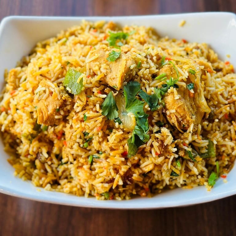 Delicious Chicken Biryani Awaits