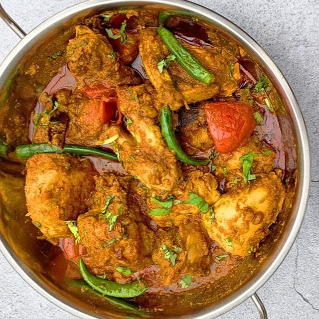 Bone-in Chicken Bhuna.