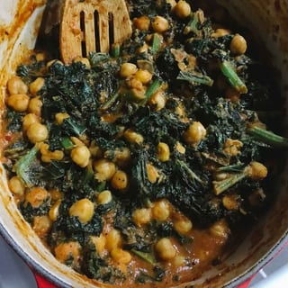 Saag Chana