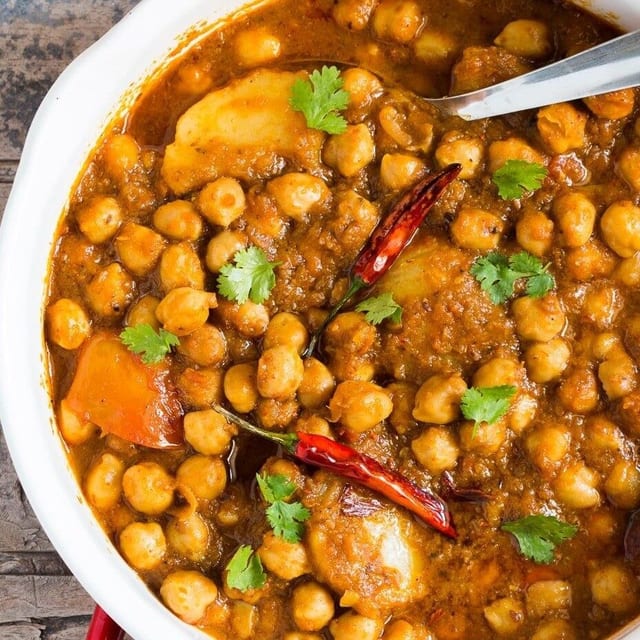 Chana Vindaloo.