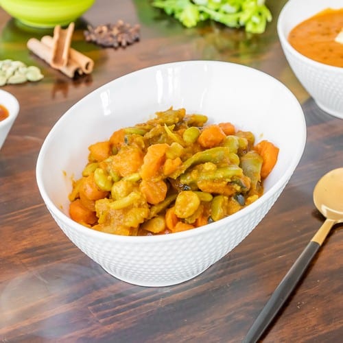Mixed Vegetable Curry.