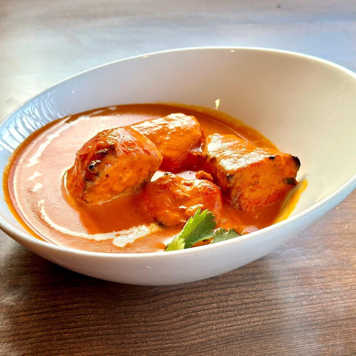 Salmon Tikka Masala.