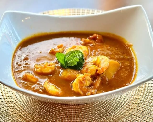 Shrimp Vindaloo.